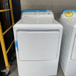 GE-Hotpoint 6.2 cu. ft. Vented Electric-Dryer-in White with Auto Dry
