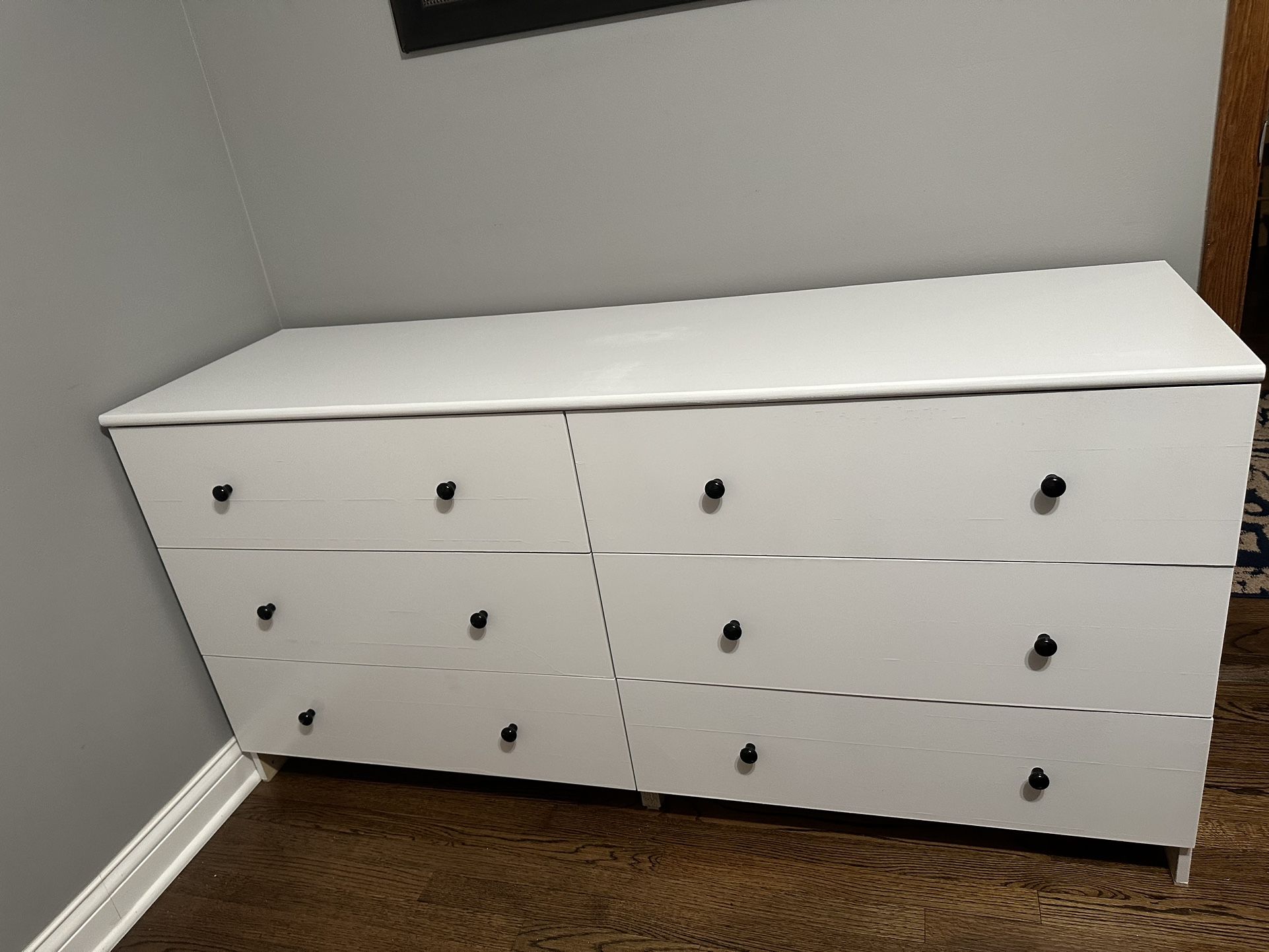 White IKEA Dresser