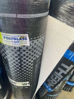Roofing torchdown Polyglass ultra white