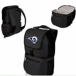 Los Angeles Rams Black Zuma Cooler Backpack