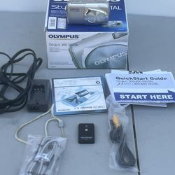 Olympus Stylus 300 Digital 3.2MP Digital Camera No Memory Card Please Read. Used in good condition with some cosmetic blemishes. These blemishes are i