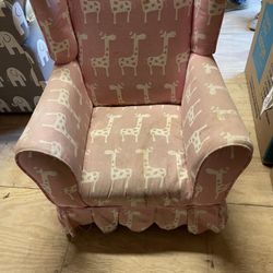 Girl Pink Chair