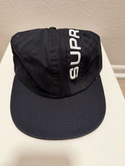 SUPREME FW17 stripe logo hat