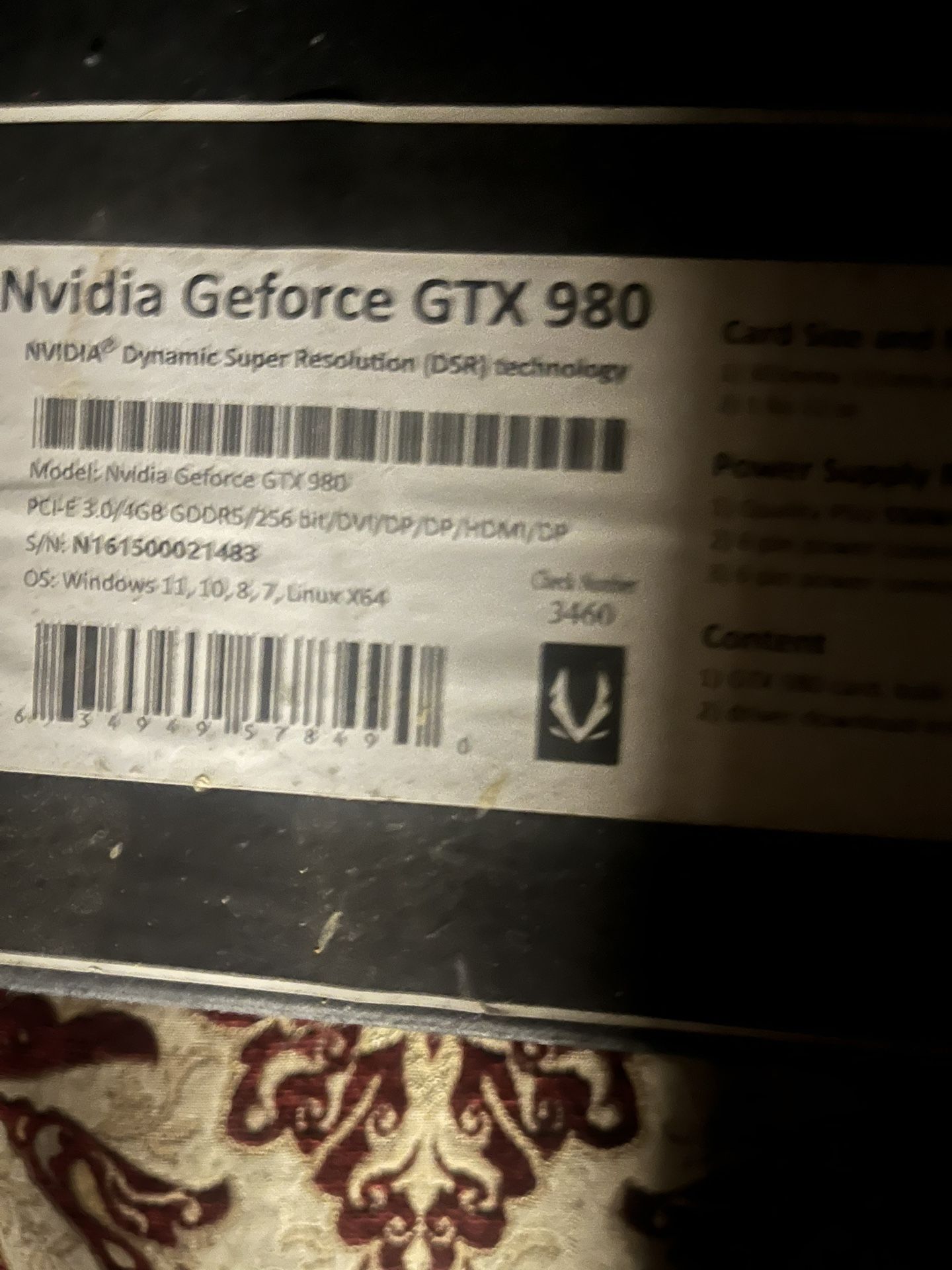 Nvidia GeForce GTX