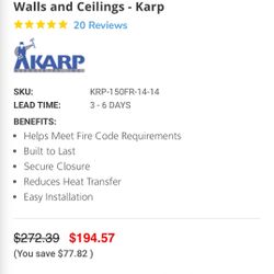 Rated Access Door 12”