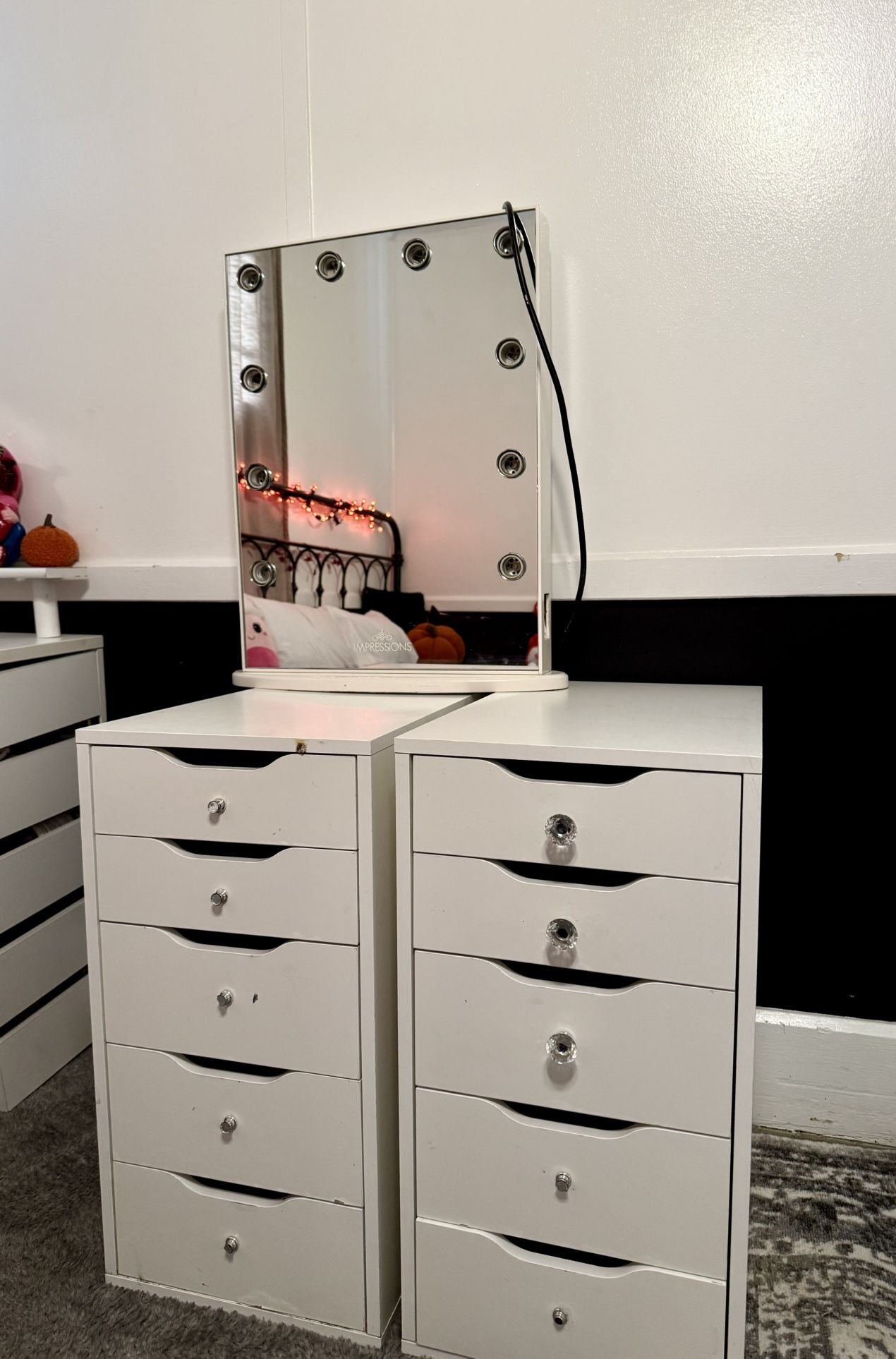 Impressions Mirror W/Ikea Storage