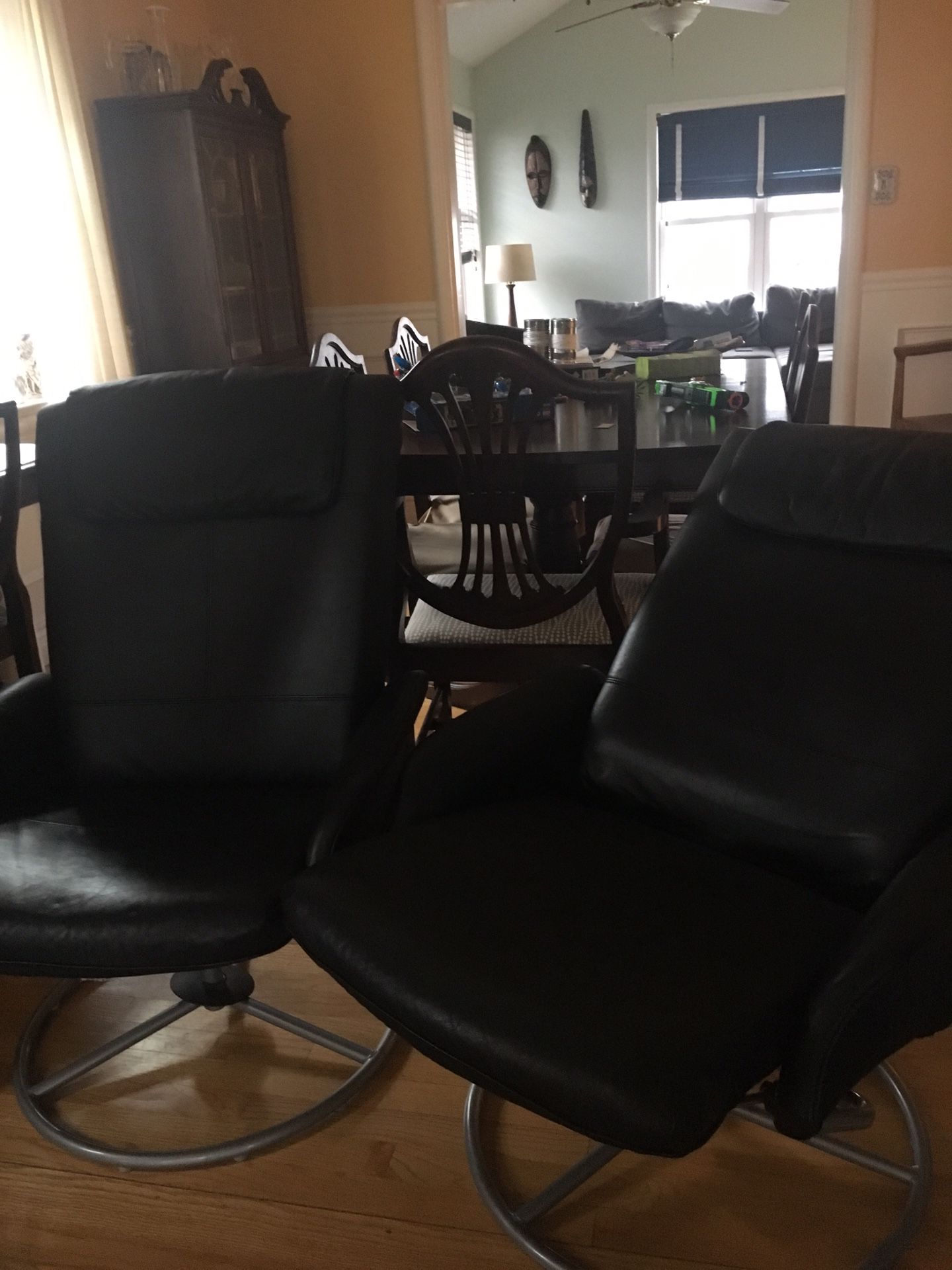 IKEA Recliner Leather Chairs