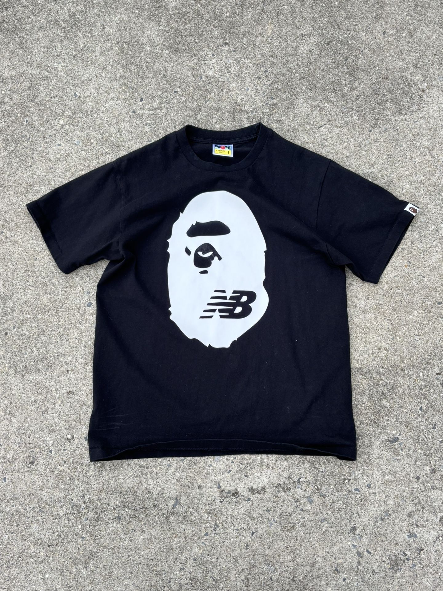 Bape new balance collaboration t shirt 