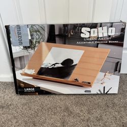 SoHo Urban Artist Extra Large Adjustable Drawing Board Easel