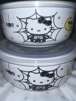 Hello Kitty Skeleton Storage 2 Piece Storage Containers