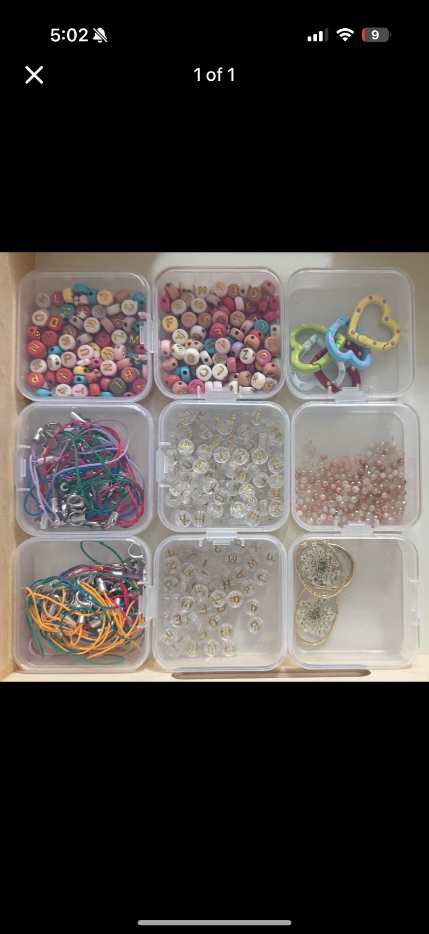 π¨ DIY Bead Craft Kit β Alphabet Beads, Charms, Strings & More
