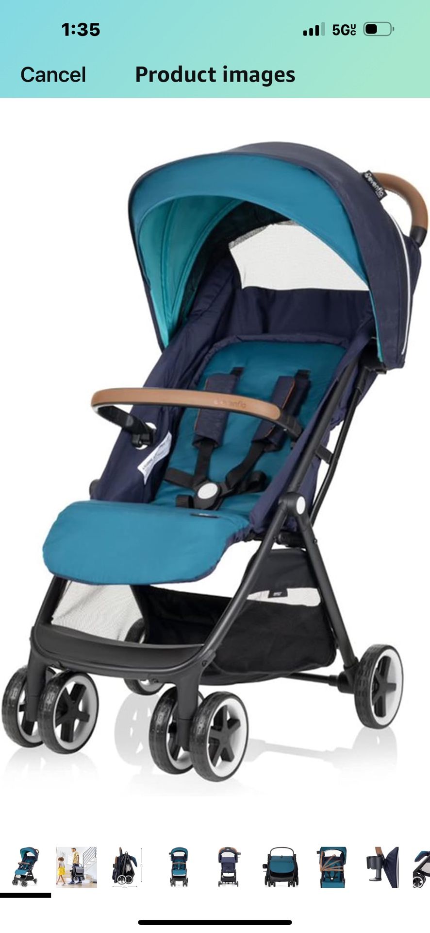 Evenflo Gold Otto Self Folding Lightweight Travel Stroller