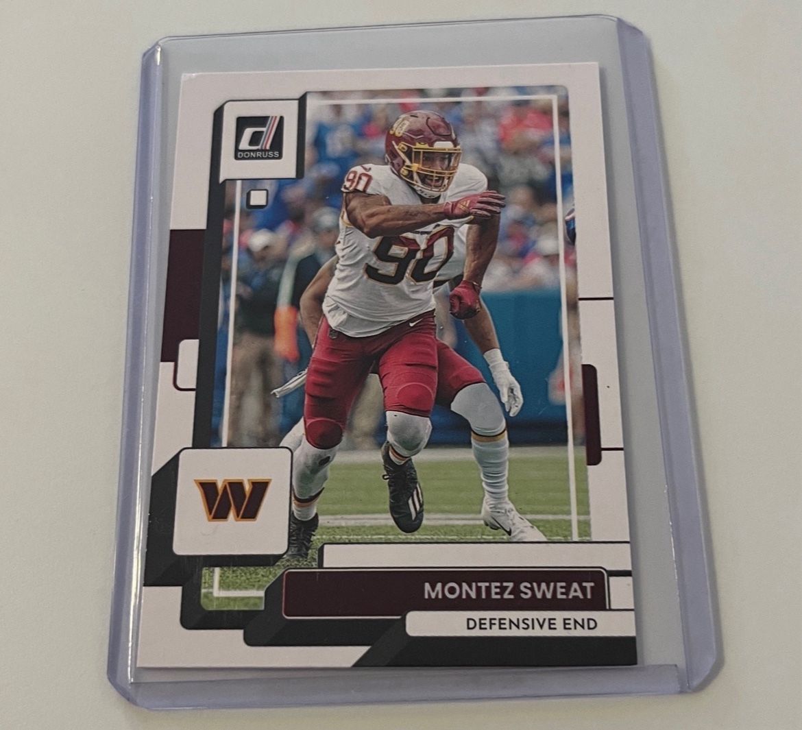 2022 Donruss Montez Sweat #184 Washington Commanders