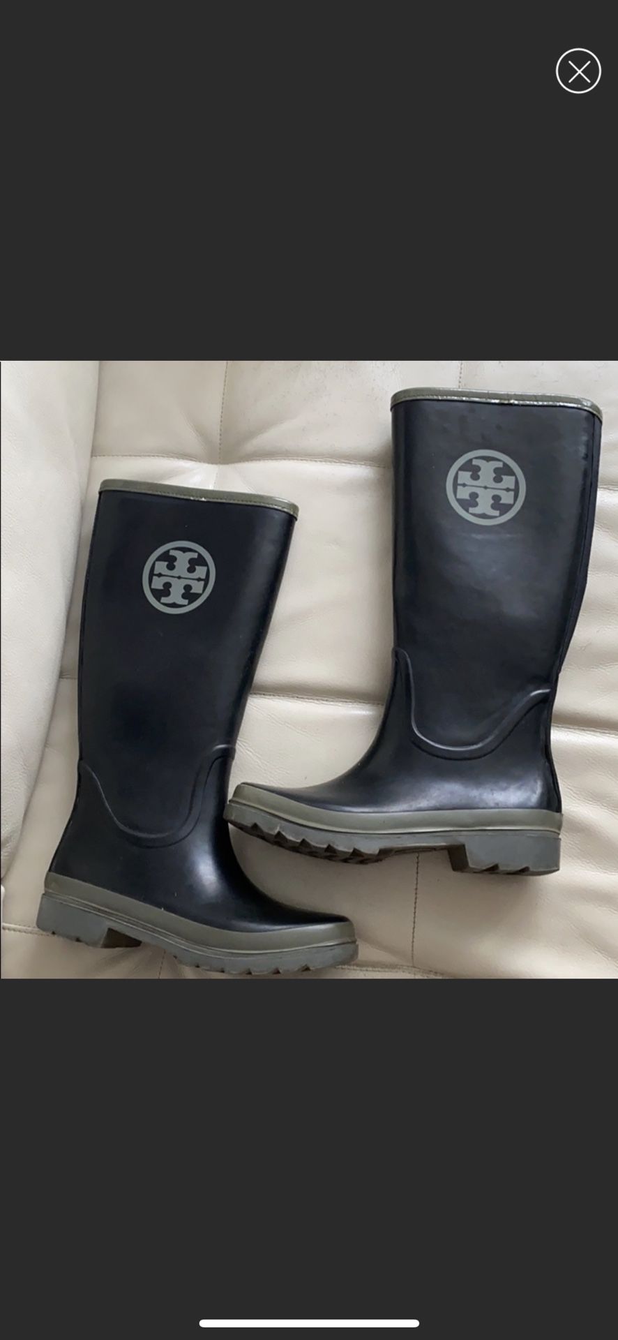 Tory Burch Rain boots $70 for Sale in New York, NY - OfferUp