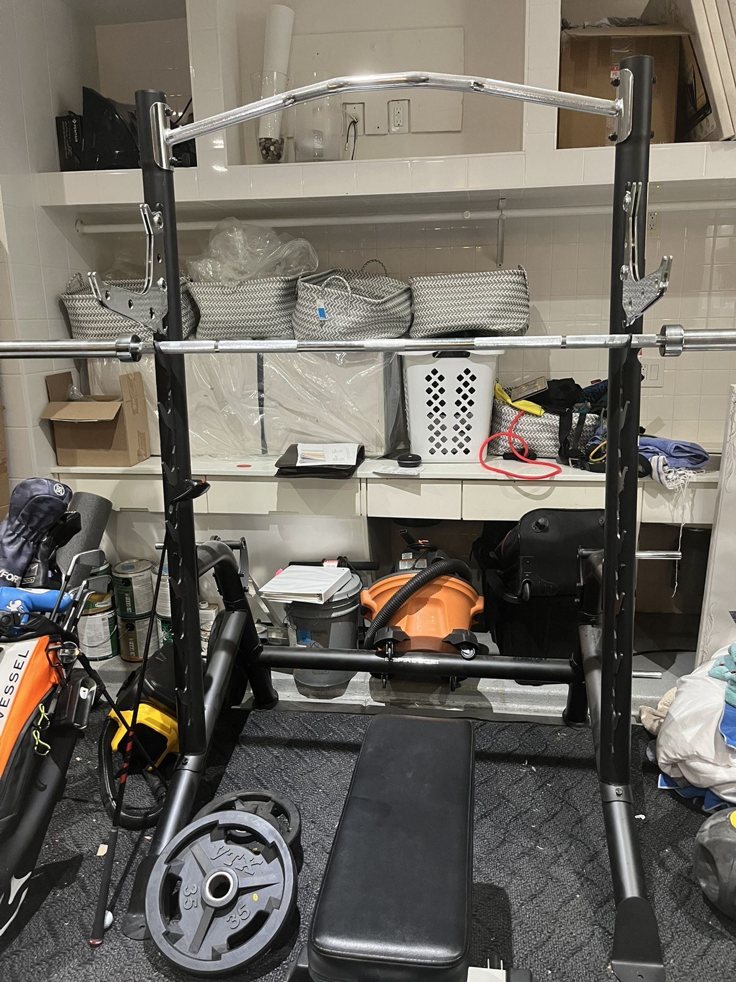 Weight Set with Bench