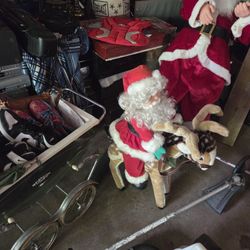 Santa In Reundeer Vintage Have Other stuff 