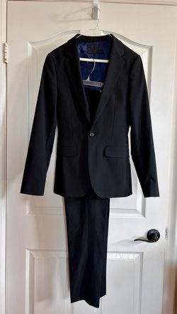 Young teen slim fit suit ( black)
