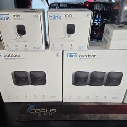 Blink Indoor and Outdoor Cameras - New