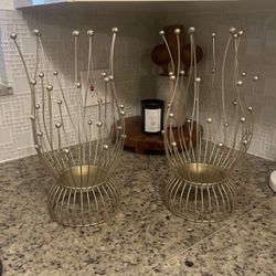 Gold Candle Holders For Sale! 