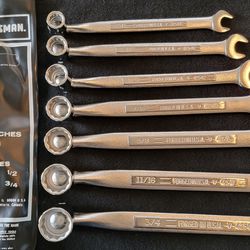 Craftsman Combination And Socket Wrenches New Old Stock