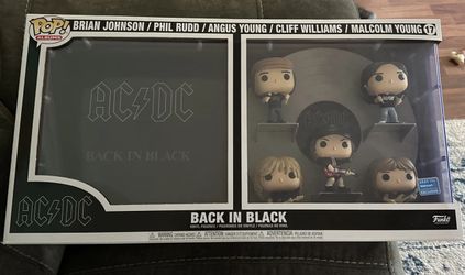 AC/DC #17 Funko Pop! Deluxe Album Back in Black Walmart Exclusive 5-Pack