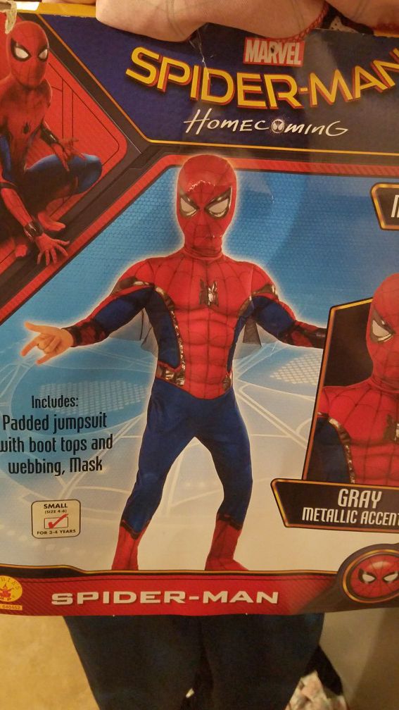 Spiderman kids costume