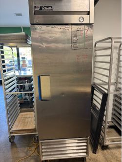 True Single Door Reach In Refrigerator