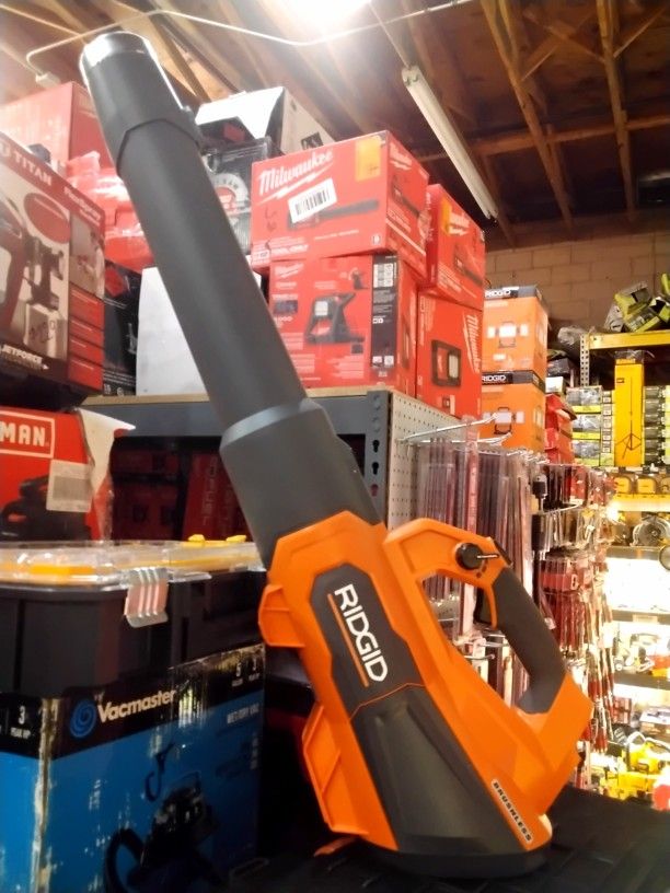 Ridgid 18V Brushless 130 MPH 510 CFM Cordless Battery Leaf Blower (Tool Only)
