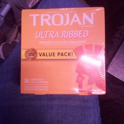 Brand New Trojan Ultra Ribbed Value Pack