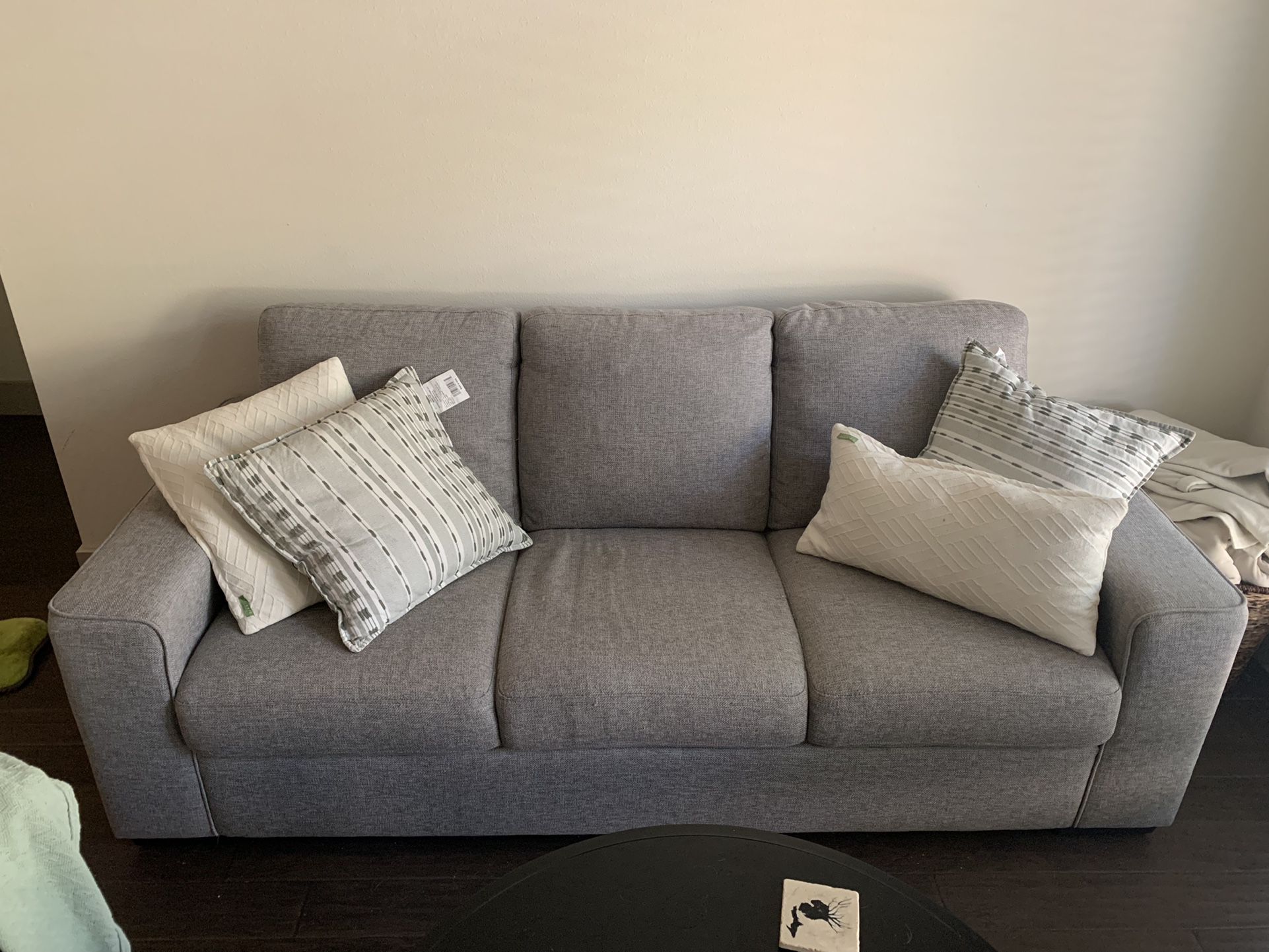 Lucy Grey Sofa by Living Spaces