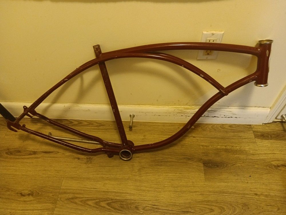 Vintage Schwinn Cruiser Bike Frame 26" 1950's