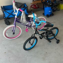 Used Huffy Bikes Boy And Girl