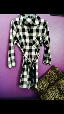 New dress size L front upper zipper
