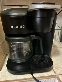 Full pot & single k-cup Keurig