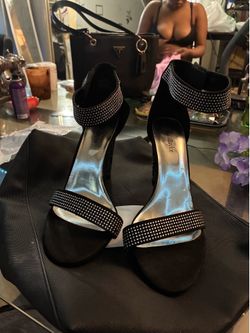 Black/rhinestone