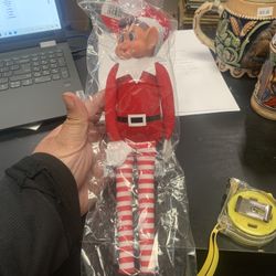 Elves Behavin’ Badly Vinyl Faced Naughty Elf 12” Plush Toy Home Décor NEW