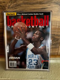 1998 Beckett Basketball Michael Jordan North Carolina Magazine #101 PSA