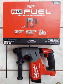 New Milwaukee FUEL 1" SDS Rotary Hammer Drill M18  -  Tool Only