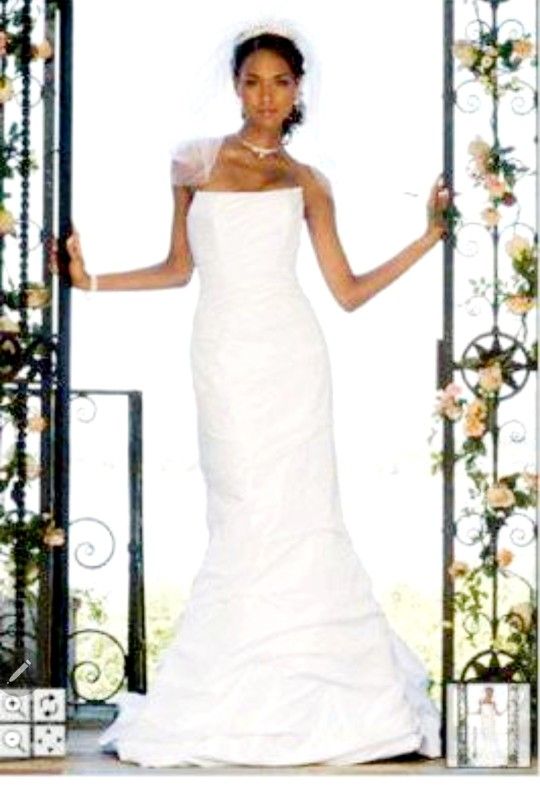 David's bridal Mermaid wedding dress size 6