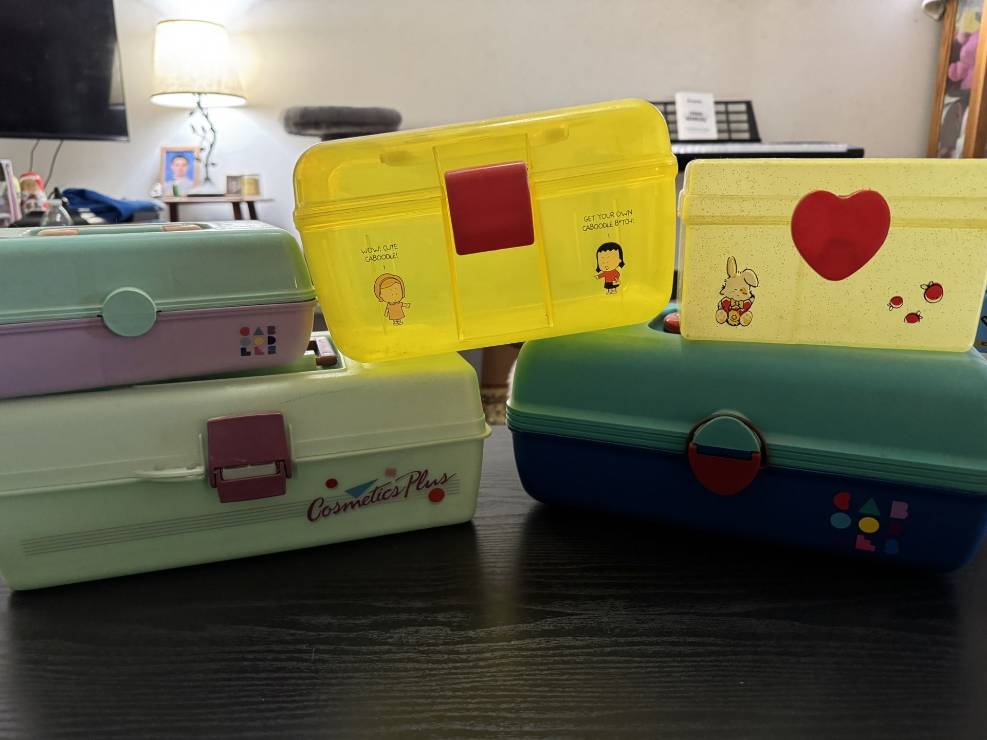 Vintage Caboodles And Kawaii Boxes