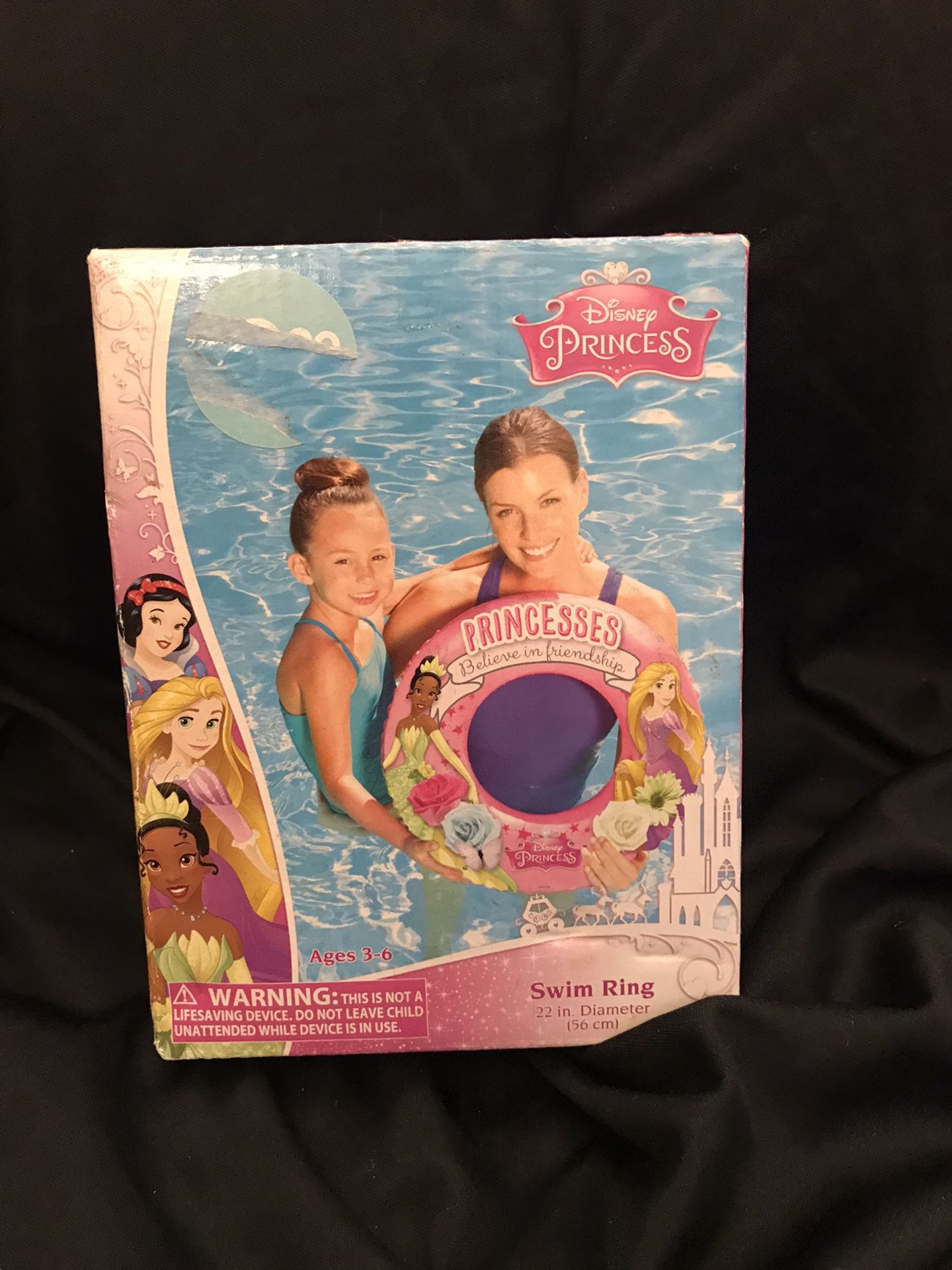 Disney Princesses Girls Inflatable Swim Ring Water Float 3+