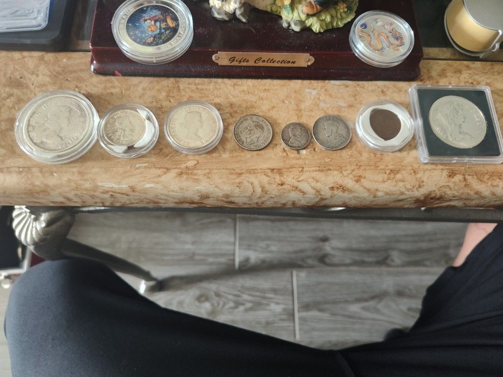 Canada Silver Coins Range From 50%-,90% Silver