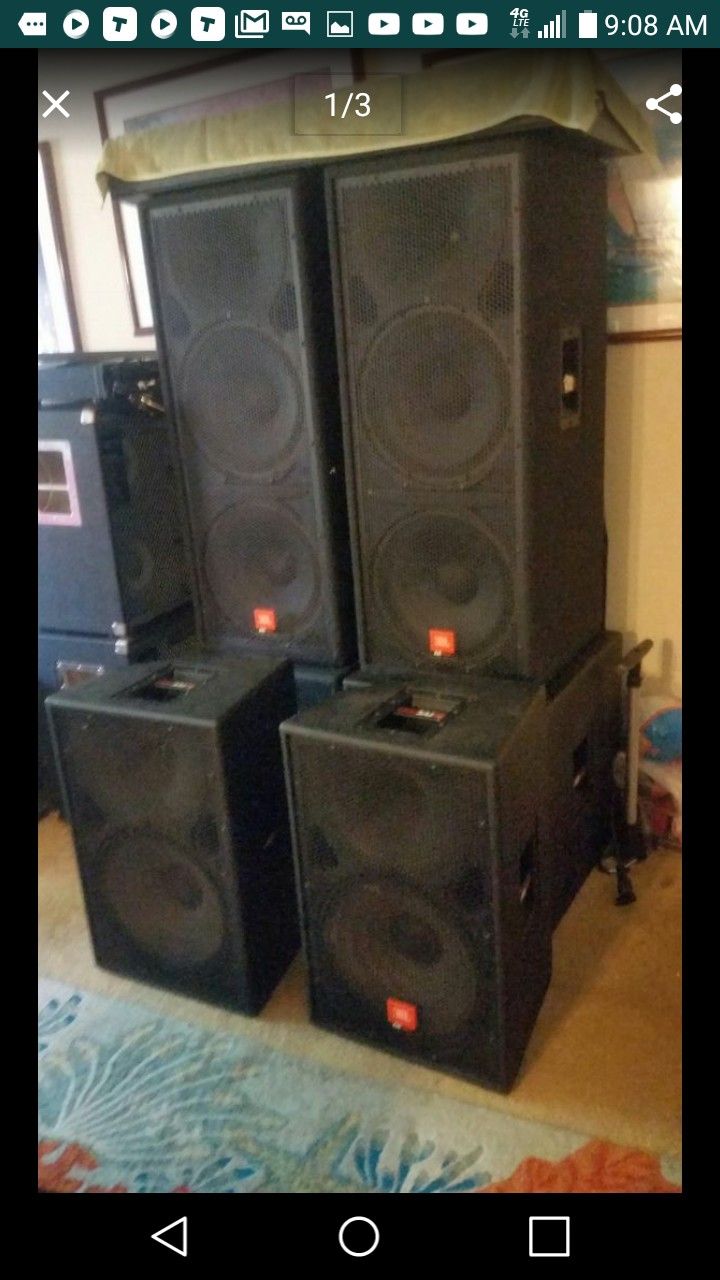JBL pasive speakers