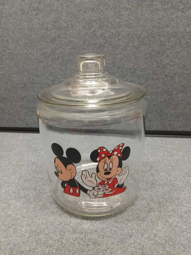 Mickey And Minnie Cookie Jar 