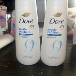 Dove Body Wash.  Gentle exfoliate     5 each 