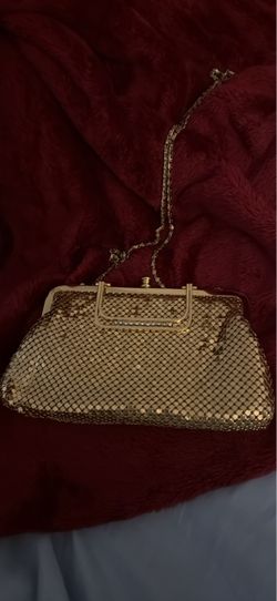 Gold handbag