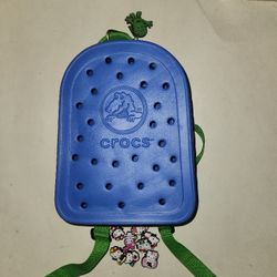 Crocs Backpack Small Halfpack Croc Blue Hello Kitty Charms Seperate