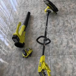 Leaf Blower And Weed Whacker 
