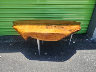 Wood Epoxy Coffee Table 43 X 21