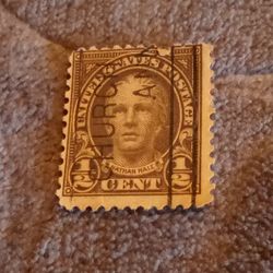 Nathan Hale 1/2 Cent Stamp USED 1920's